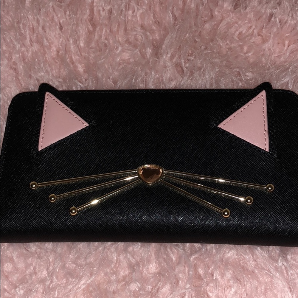 NWT Kate Spade Jazz Things Up Cat Neda Wallet - Picture 3 of 5